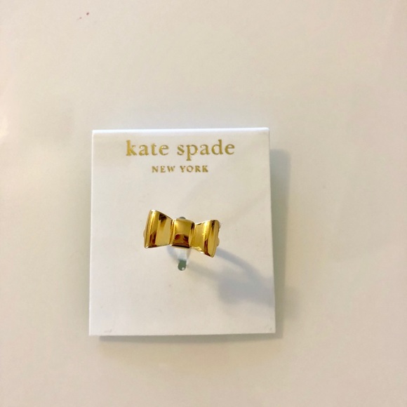 kate spade Jewelry - 💜Kate Spade Bow Ring Size 7 💜